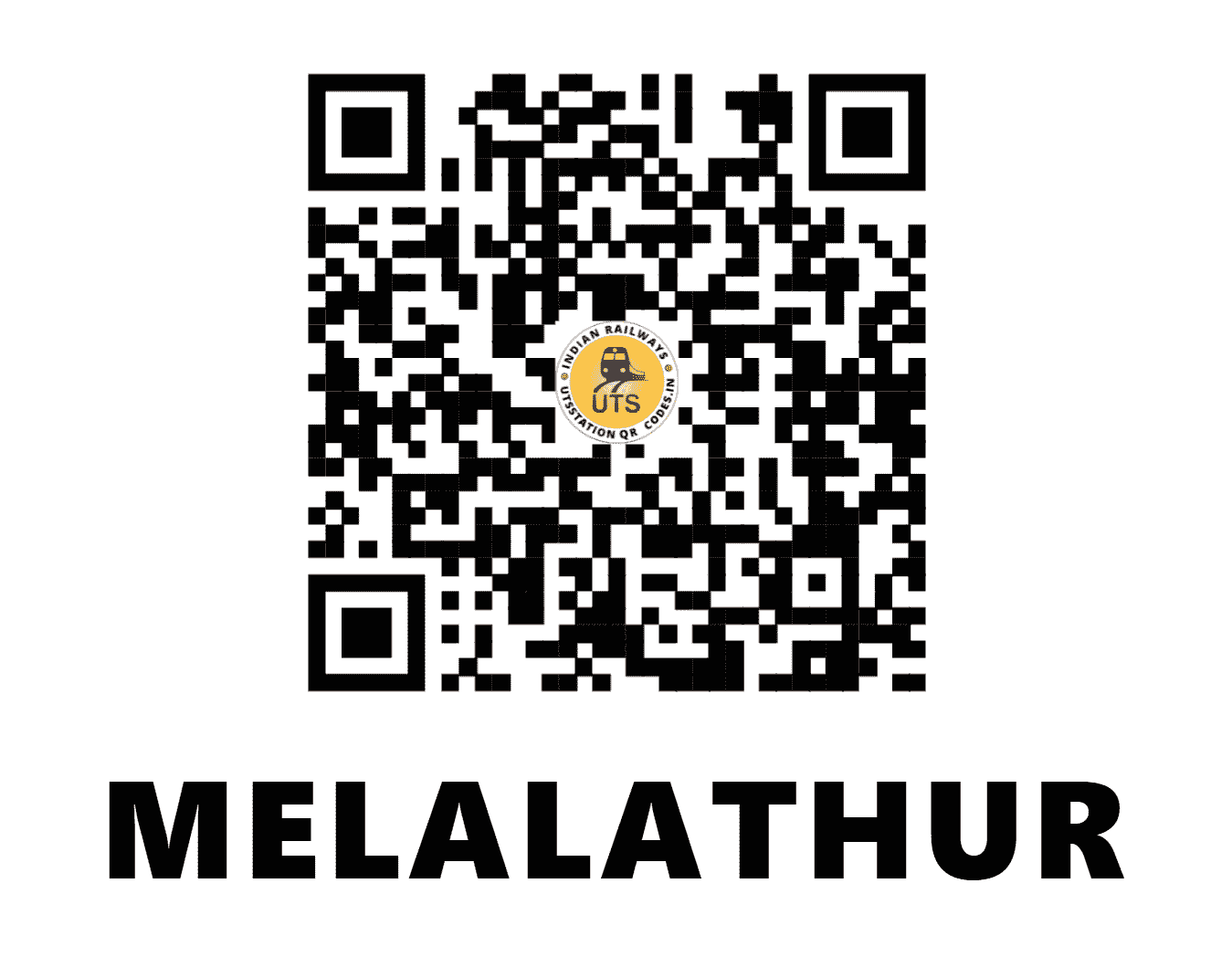 UTS QR Code for MELALATHUR - MEH (SR - TAMIL NADU)